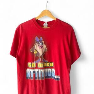 90S ATTITUDE TASMANIAN DEVIL TEE M